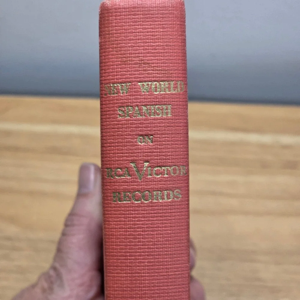 New World Spanish RCA Victor‎ Records Language Course Book Vintage Instructional